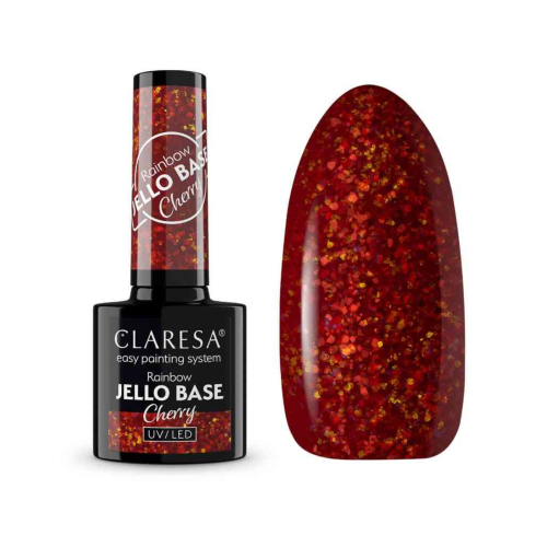 Claresa - *Rainbow Jello Base* - Esmalte semipermanente - Cherry