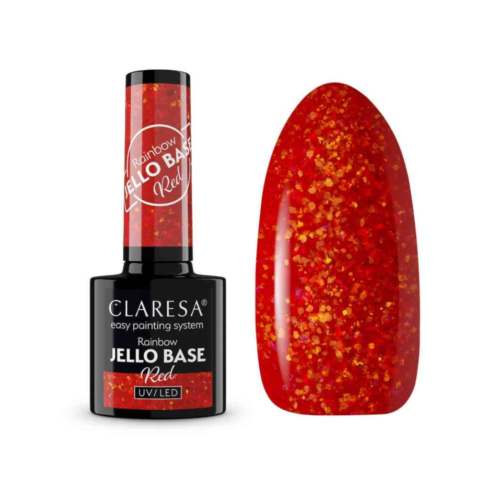 Claresa - *Rainbow Jello Base* - Esmalte semipermanente - Red