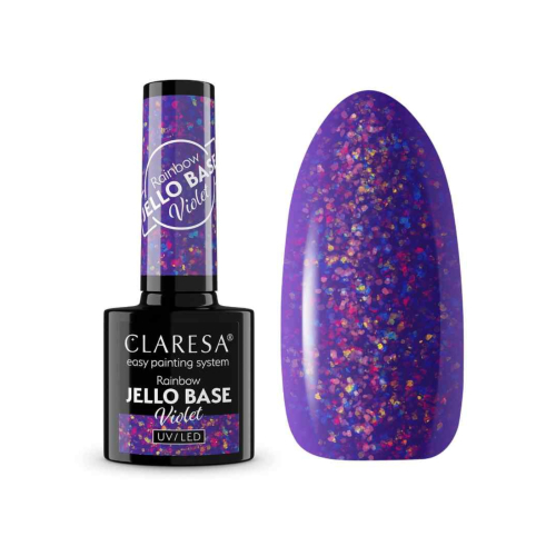 Claresa - *Rainbow Jello Base* - Esmalte semipermanente - Violet