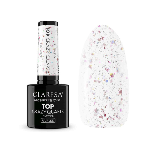 Claresa - Top Coat Semi-permanente - Crazy Quartz