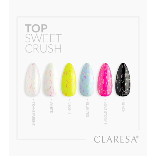 Claresa - Top Coat Semi-Permanente No Wipe - Sweet Crush