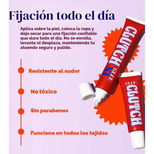 CLUTH Glue - Cola transparente para o corpo