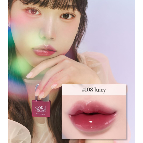Coralhaze - Batom Glow Lock Jelly Tint - 108: Juicy