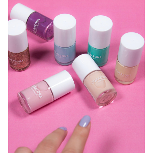 CORAZONA - Esmalte Glitter - Flax