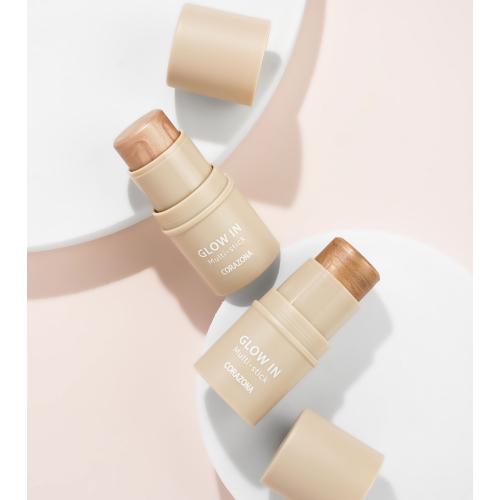 CORAZONA - Marcador multiaderente Glow In - Desert Light