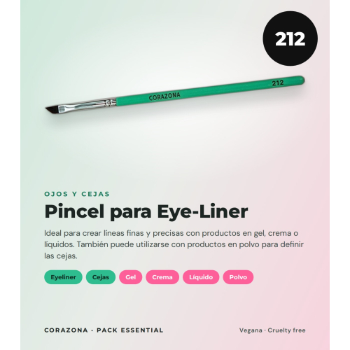CORAZONA Pack de Pincéis Essenciais com 5 Ferramentas para Maquilhagem e Presente Copo Vegano e Cruelty Free