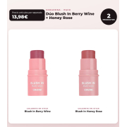 CORAZONA - Pack Dúo Coloretes Blush In Berry Wine + Honey Rose