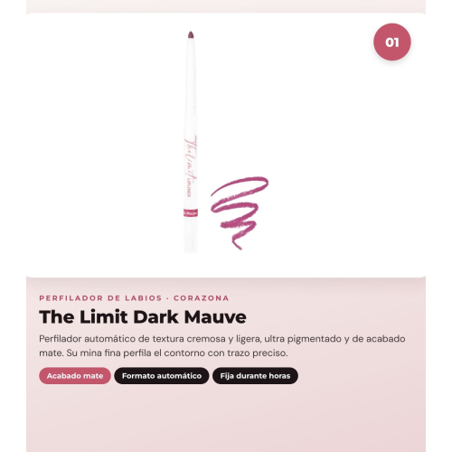 CORAZONA - Pack Trío Lábios com The Limit Dark Mauve, Pure Crystal True Mauve e Gloss Up Icy Kiss