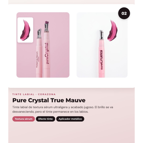 CORAZONA - Pack Trío Lábios com The Limit Dark Mauve, Pure Crystal True Mauve e Gloss Up Icy Kiss