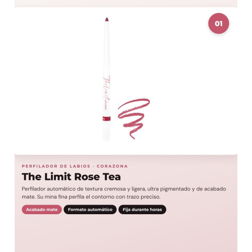 CORAZONA - Pack Trío Lábios com The Limit Rose Tea, Pure Crystal Deep Rose e Gloss Up Icy Kiss