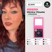 CORAZONA - Paleta de sombras personalizada Monica Vizuete