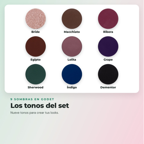 CORAZONA - Paleta de sombras personalizada Monica Vizuete