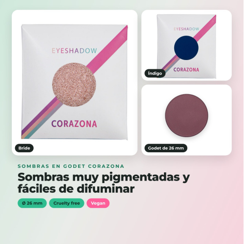 CORAZONA - Paleta de sombras personalizada Monica Vizuete