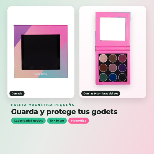 CORAZONA - Paleta de sombras personalizada Monica Vizuete