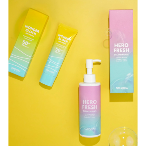 CORAZONA Skincare - Gel de Limpeza Facial Hero Fresh