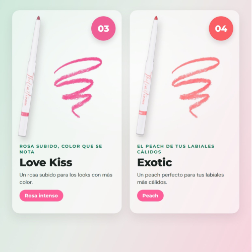 CORAZONA The Limit Full Set  | 8 Perfiladores de Lábios Ultrapigmentados com Textura Cremosa e Acabamento Mate Cruelty Free Vegan