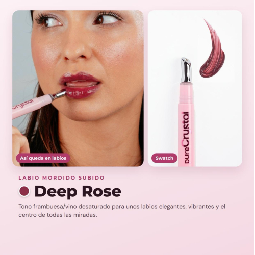 CORAZONA - Sérum de batom Pure Crystal - Deep Rose