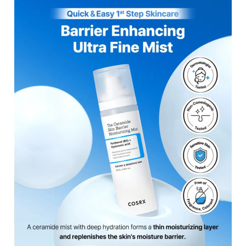COSRX - Bruma facial hidratante The Ceramide Skin Barrier