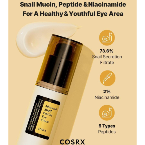 COSRX - Contorno dos olhos Advanced Snail Peptide