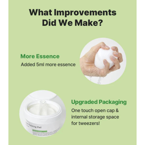 COSRX - Tônico facial calmante verde em formato pads