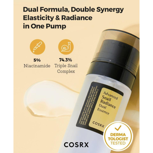 COSRX - Essência Iluminadora Advanced Snail Radiance Dual Essence