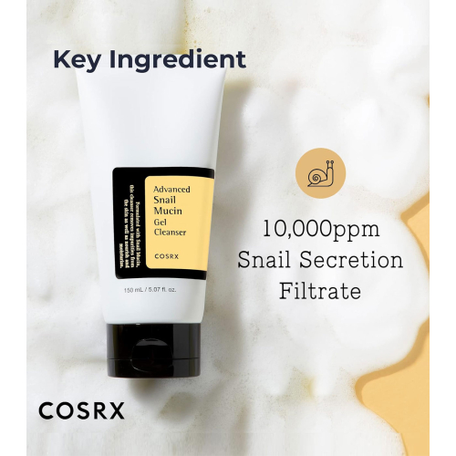 COSRX - Gel de Limpeza Reparador Advanced Snail Mucin