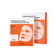 COSRX - *5 PDRN* - Pacote com 3 Máscaras Faciais Hidratantes Hyaluronic Acid Vital