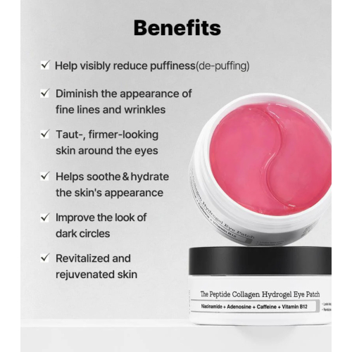 COSRX - Adesivos de hidrogel para os olhos The Peptide Collagen