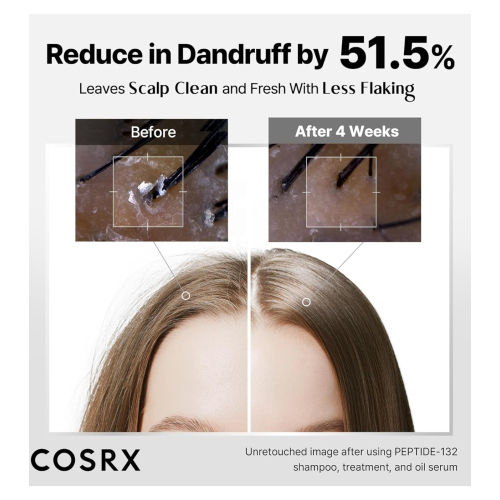 COSRX - *Peptide-132* - Shampoo Reparador Ultra Perfect Hair Bonding
