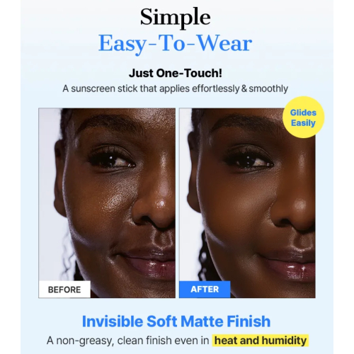 COSRX - Protetor solar facial em bastão Airy-Light Invisible SPF50 PA++++