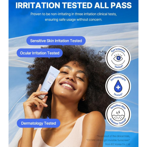 COSRX - Protetor Solar Facial SPF50+ PA ++++ Ultra-Light