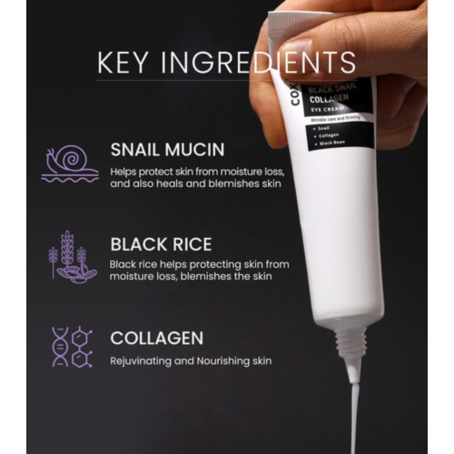 COXIR - Contorno de olhos Black Snail Collagen