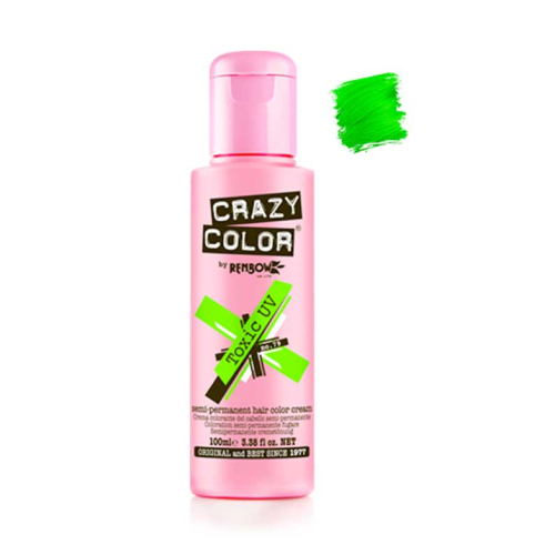 CRAZY COLOR - Creme de coloração capilar - Nº 79: Toxic UV 100ml
