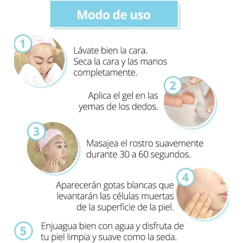 Cure - Gel esfoliante suave Natural Aqua Gel