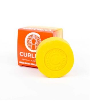 CurlMed - Champô sólido 100% natural - Cabelos oleosos e couro cabeludo sensível