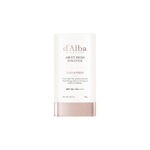 D'Alba - Protetor solar facial em bastão Air Fit Fresh SPF50+ PA++++
