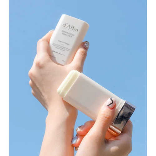 D'Alba - Protetor solar facial em bastão Air Fit Fresh SPF50+ PA++++