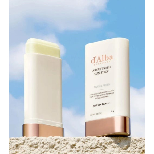 D'Alba - Protetor solar facial em bastão Air Fit Fresh SPF50+ PA++++