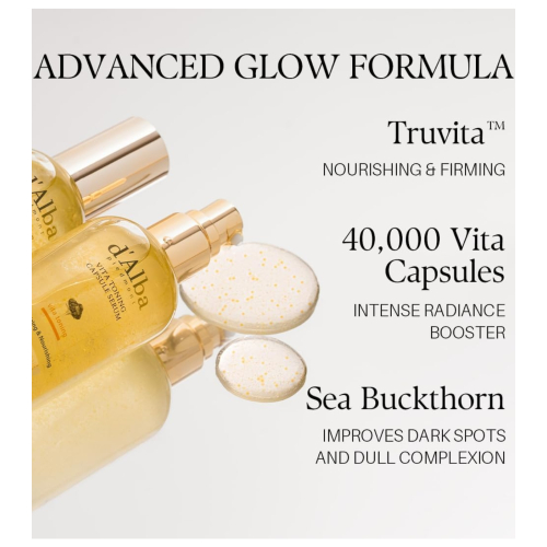 D'Alba - Sérum facial iluminador Vita Toning Capsule