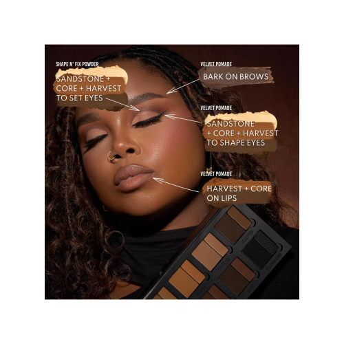 Danessa Myricks - paleta multiuso para rosto, olhos e lábios Groundwork Defining Neutrals