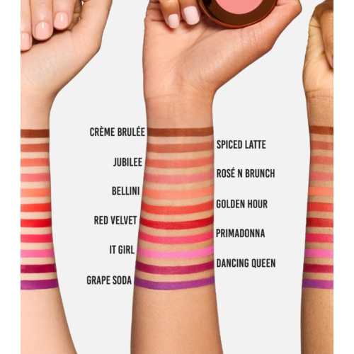 Danessa Myricks - Yummy Skin Blurring Balm Powder Flushed Tamanho Mini - Rose n Brunch