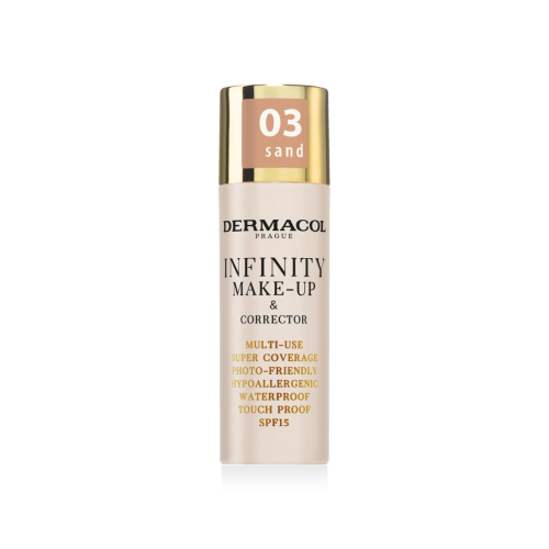 Dermacol - Base e corretivo 2 em 1 Infinity - 03: Sand