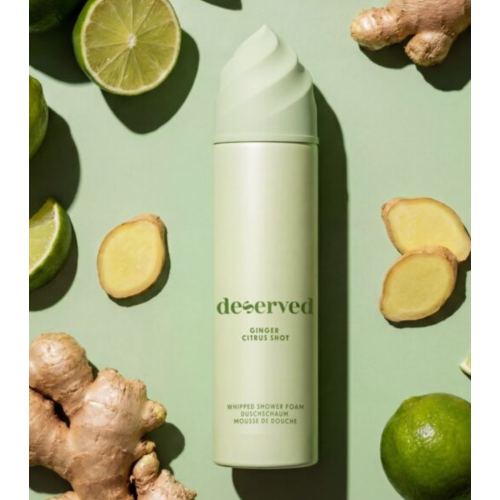 Deserved - Gel de Banho com Textura Cremosa - Ginger Citrus Shot