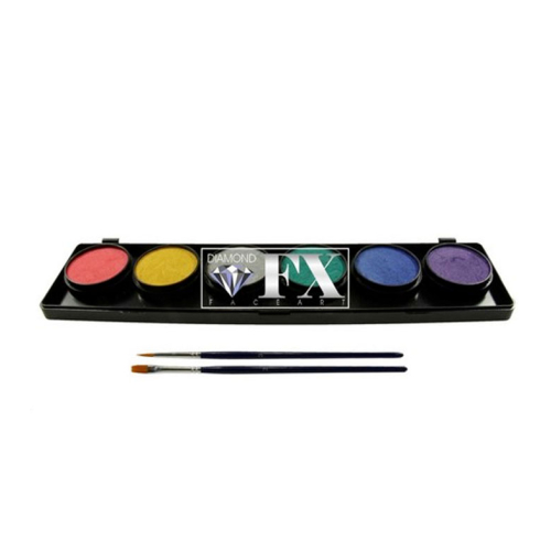 Diamond FX - Paleta 6 cores aqua metálicas - DFXFSM6M
