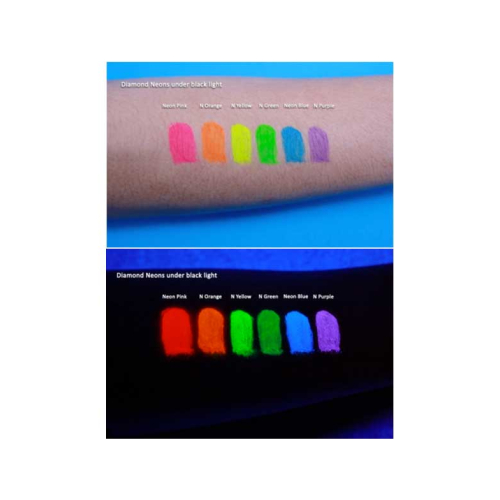 Diamond FX - Paleta de 6 Aquacolors para Rosto e Corpo - FSM6-N