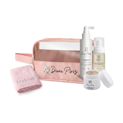 Diana Piriz Cosmetics - Kit de Cuidados Faciais Nubes de Sakura