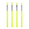 Docolor - Conjunto de escovas de olhos Neon (4 peças) - Verde