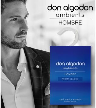 Don Algodon - Ambientador de armário masculino - Aroma clássico