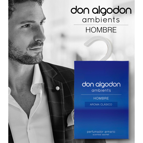 Don Algodon - Ambientador de armário masculino - Aroma clássico