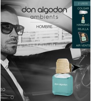 Don Algodon - Ambientador Masculino para Carro - Sândalo e Âmbar